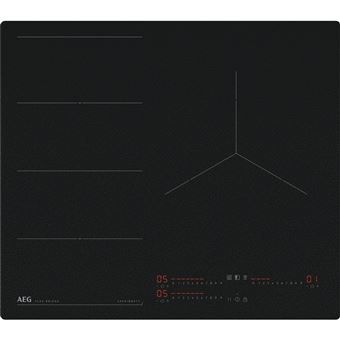 Table de cuisson induction AEG TI63IF00IZ SaphirMatt 60 cm 3 zones avec Flex Bridge Noir mat - Neuf