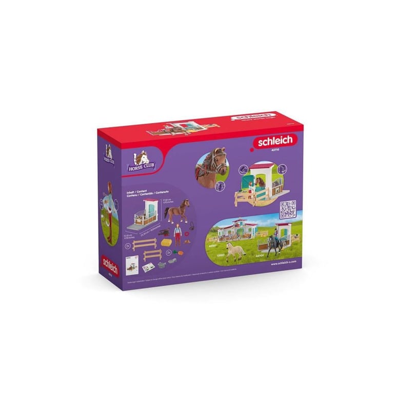 Figurine Horse Box Hannah et Cayenne Schleich 42710 Horse club dès - vue 4