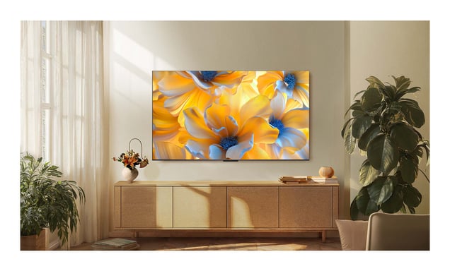 TV QD-Mini LED Tcl 65C69K 165 cm 4K UHD 2025 Aluminium brossé