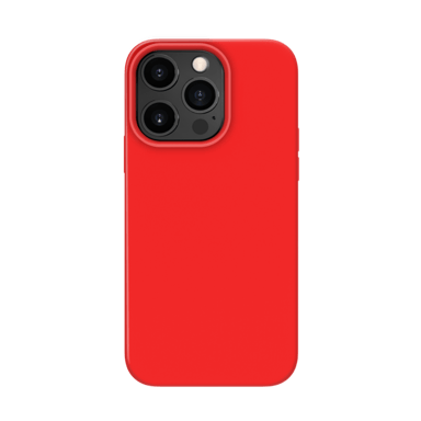 Carcasa de gel de silicona suave a prueba de golpes para Apple iPhone 13 Pro, rojo fuego