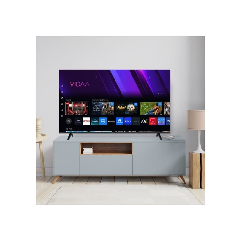 TV LED QLED CONTINENTAL EDISON 65“ 164 cm 3xHDMI 2xUSB CELED65SV2QL25B6 - vue 3