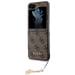 Guess Funda para Samsung Galaxy Z Flip 5 Edition 4G con colgante Marrón