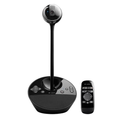 Webcam Logitech BCC950 HD pour visioconférence jusqu'à 4 personnes avec microphone intégré et correction automatique de lumière - Neuf