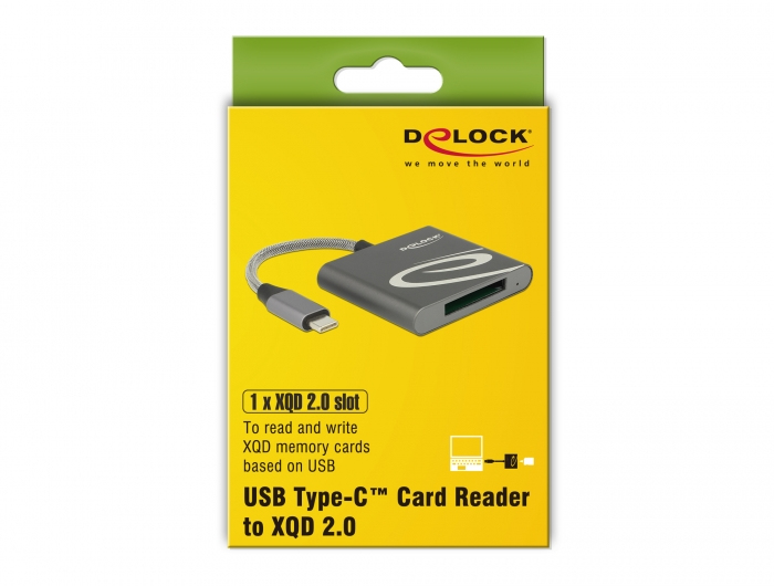 DeLOCK 91746 lecteur de carte mémoire USB 3.2 Gen 1 3.1 Gen 1 Type C Neuf - vue 2