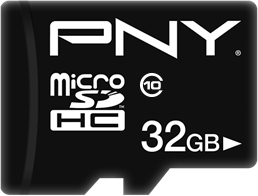 Carte mémoire microSDXC Performance Plus 32GB PNY