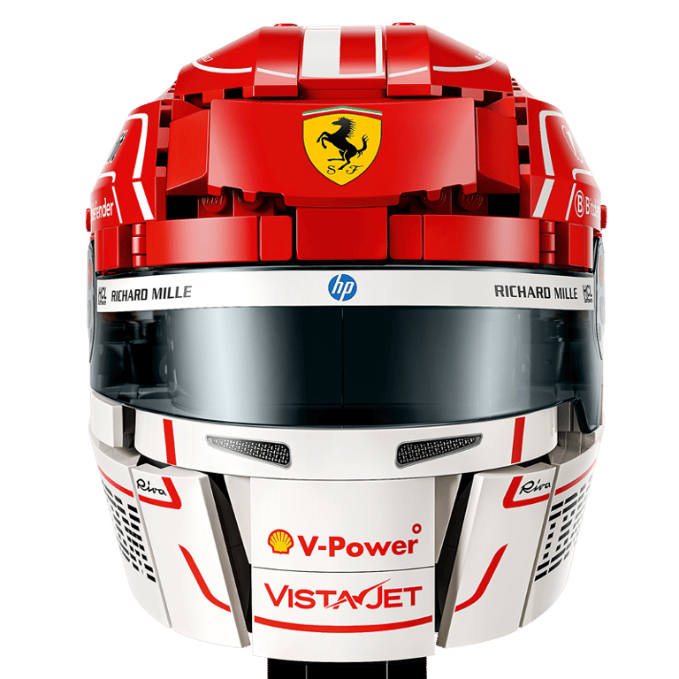 LEGO Editions Scuderia Ferrari HP Casque de Charles Leclerc 43014 - vue 3