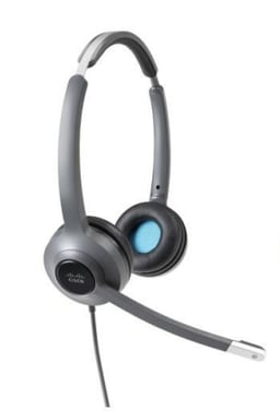 Cisco 522 Casque Avec fil Arceau Bureau/Centre d'appels Noir, Gris