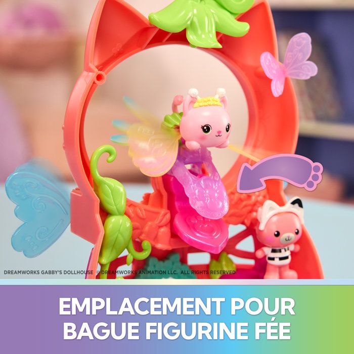 Playset Gabby' Dollhouse Fairy Magic Fairylandia Spin Master avec anneau exclusif Fée Minette Neuf - vue 10