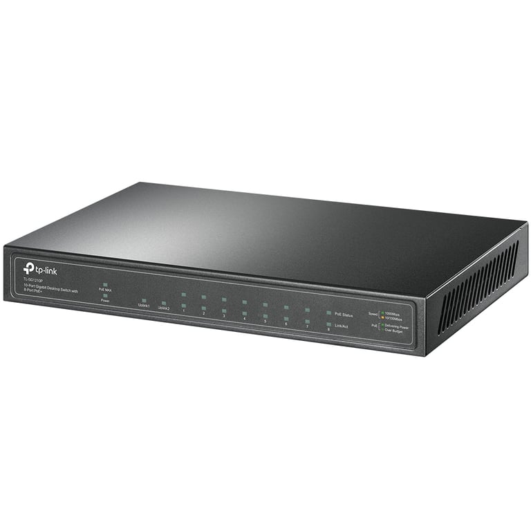 TP LINK TL SG1210P - vue 3