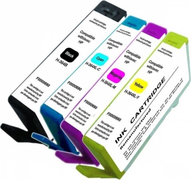 Pack UPrint compatible HP 364 4 cartouches Neuf - vue 3
