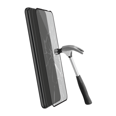 Pellicola protettiva in vetro temperato (100% di copertura della superficie) per Samsung Galaxy A54 5G 2023, Nero