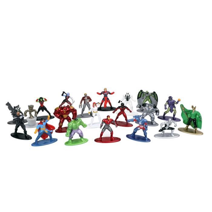 Figurines Marvel - Coffret de 20 - Métal - 4cm - Neuf