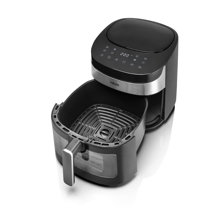 Friteuse D'Air Chaud Haeger AF-D80.008A – Capacité 8 L, 1800 W, Tactile - vue 2