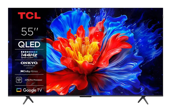 Tv Qled 4k 55'' 139 Cm 55p8k Tcl - vue 3
