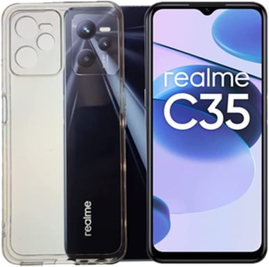 Coque de protection pour Realme C35 4G Souple Transparente  Bumper en Gel TPU Invisible XEPTIO