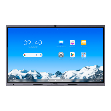 MONITOR TOUCH HIKVISION 65'' Interattivo 4K, Android 14,EDLA, 8GB,128GB, 3HDMI,VGA, Wi-Fi/BT, CAM8MP , Staffa inc. *RICHIEDI BID*