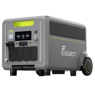 FOSSiBOT F7200 Centrale Elettrica Portatile | Batteria LiFePO4 da 5222,4 Wh, Ricarica Rapida Ibrida da 5200 W