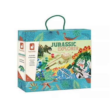 Caso de exploración Jurassic Explorer para jóvenes paleontólogos