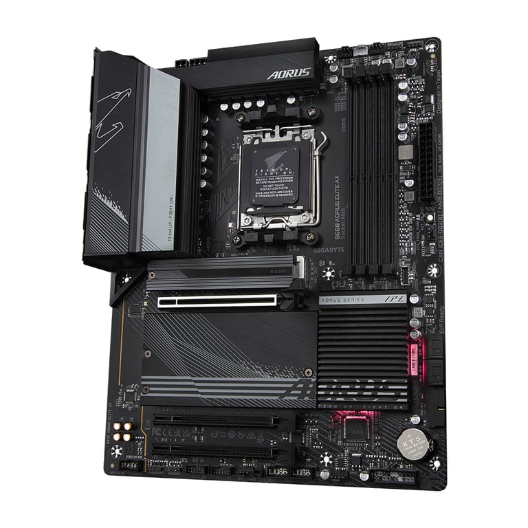 GIGABYTE B650 AORUS ELITE AX 1.0 AMD B650 Emplacement AM5 ATX Neuf - vue 2
