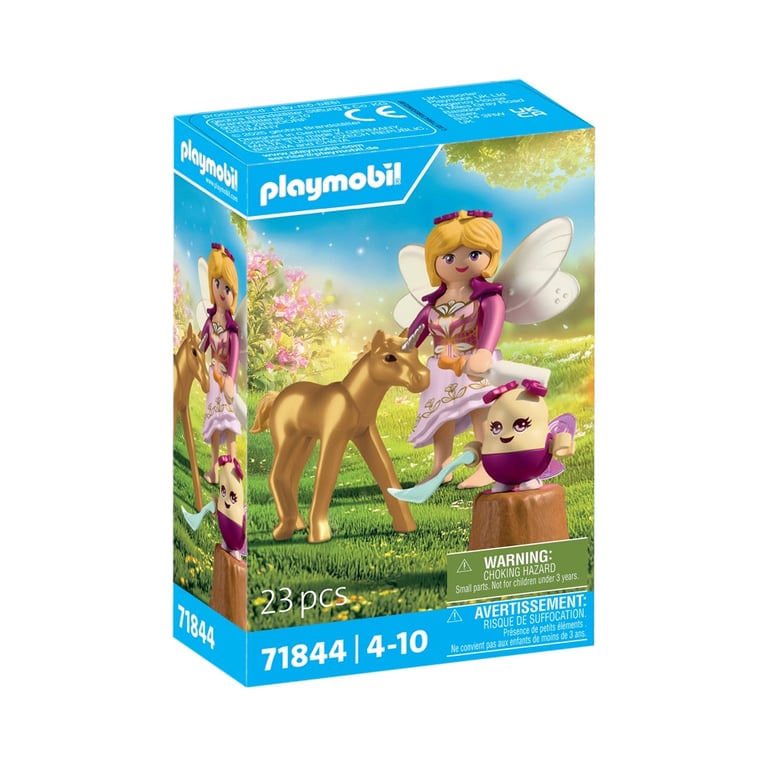 Playmobil Magic Unicorns 71844 Licorne Fleur de soleil avec fée - vue 3