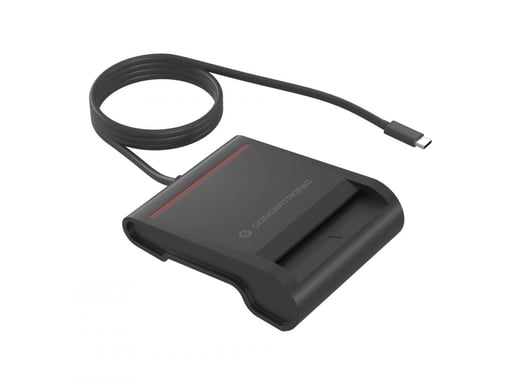 Conceptronic SCR01BC lecteur de cartes à puce Intérieure USB USB Type-C Noir - Neuf