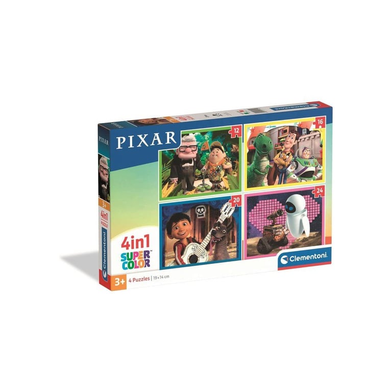 CLEMENTONI Puzzle 4 en 1 Pixar - vue 1
