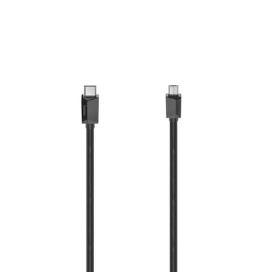 Cable USB-C, USB-C macho - micro-USB-B macho, USB 2.0, 480 Mbit/s, 0,75 m