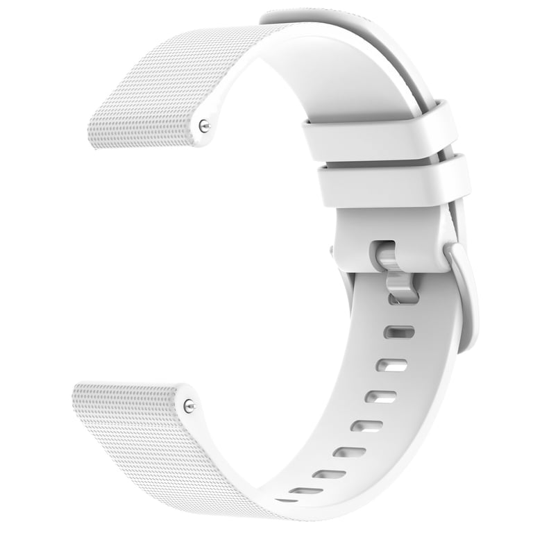 imoshion Bracelet sport en silicone avec boucle - Connexion universelle 22 mm - Blanc - Neuf