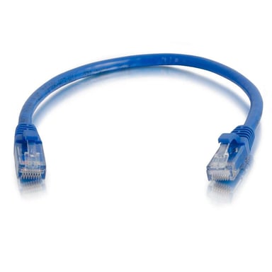 C2G Cable de conexión de red de 3 m Cat6 sin blindaje y con funda (UTP), color azul