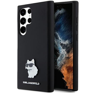 Funda Karl Lagerfeld Choupette para Samsung Galaxy S23 Ultra, negra