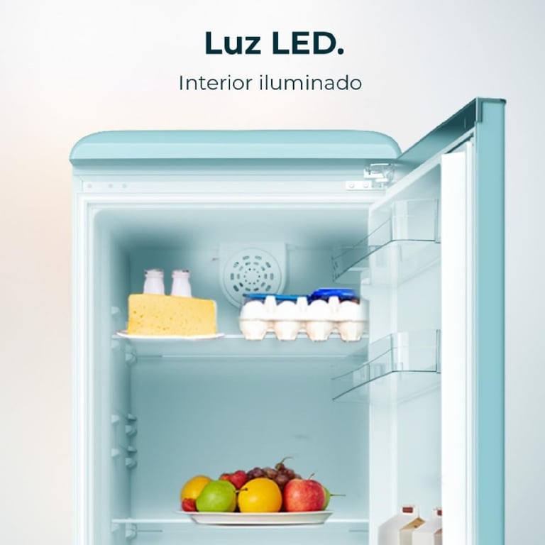 Réfrigérateur Combiné Cecotec 02756 – 300L Classe E, LED Intérieur - vue 4