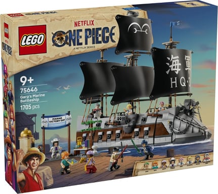 LEGO ONE PIECE 75646 Nave della Marina di Garp 1705 pezzi