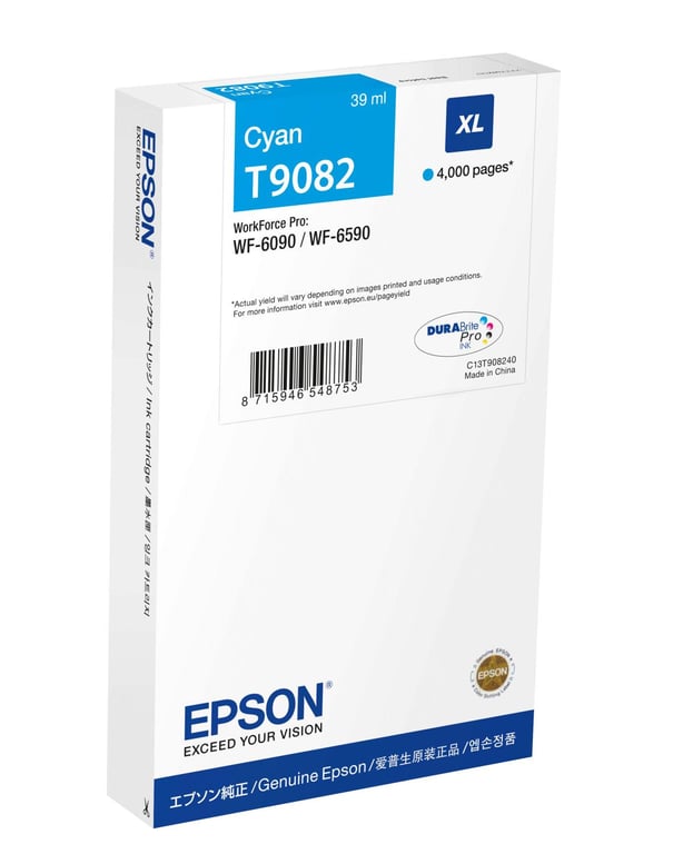Epson T9082 cartouche d'encre 1 pièce(s) Original - Neuf