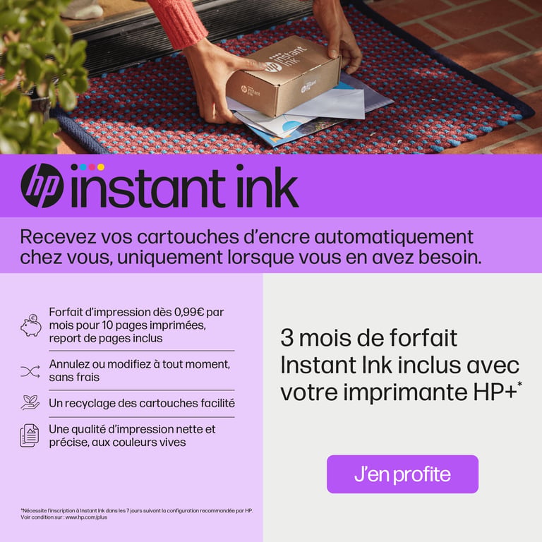 HP DeskJet Imprimante Tout en un HP Couleur Imprimante pour Domicile Impression copie numérisation Sans fil HP+ Éligibilité HP Instant Ink Imprimer depuis un téléphone ou une tablette Neuf - vue 3