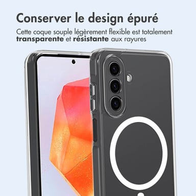 imoshion Coque arrière de protection avec MagSafe pour Samsung Galaxy A26 - Transparent