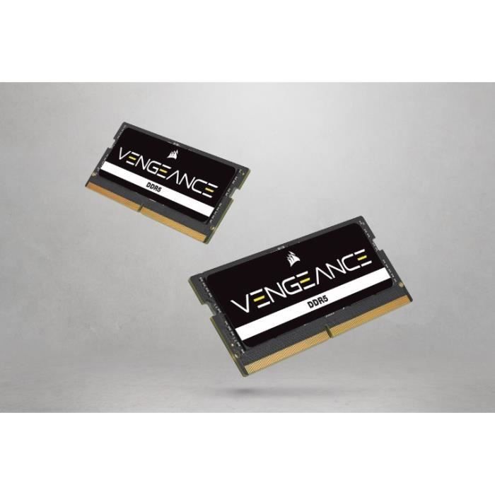 Corsair Vengeance CMSX16GX5M2A4800C40 module de mémoire 2 x 8 Go DDR5 4800 MHz ECC Neuf - vue 3