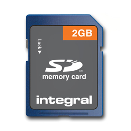 Integral 2GB SD Card (2GB SD MLC FLASH NO DUALBOX INTEGRAL)
