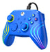 Controlador Turtle Beach Afterglow Wave Azul Controlador de juego RGB con cable - Licencia para Xbox Series XS, Xbox One y Windows - Botones programables, gatillos con efecto Hall, controles de audio