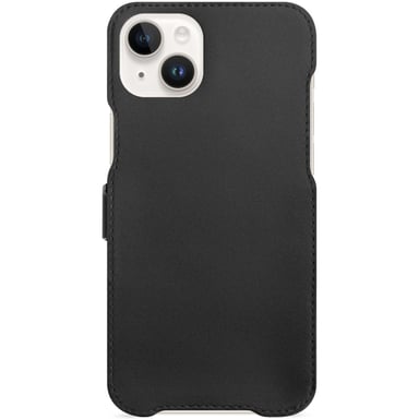 Housse cuir Apple iPhone 15 Plus -  - Bleu - Cuir lisse