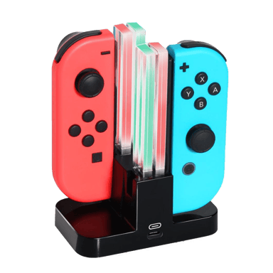 Estación de carga para Nintendo Switch Joy-Con para 4 mandos