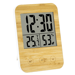 Reloj - Termómetro - Higrómetro digital Bambú
