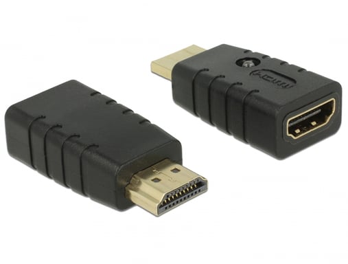 DeLOCK 63320 adattatore per inversione del genere dei cavi 1 x HDMI-A 19 pin Nero (DeLOCK EDID-emulator)