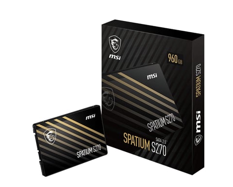 MSI Spatium S270 SATA 2.5 960GB 960 Go 2.5'' Série ATA III 3D NAND