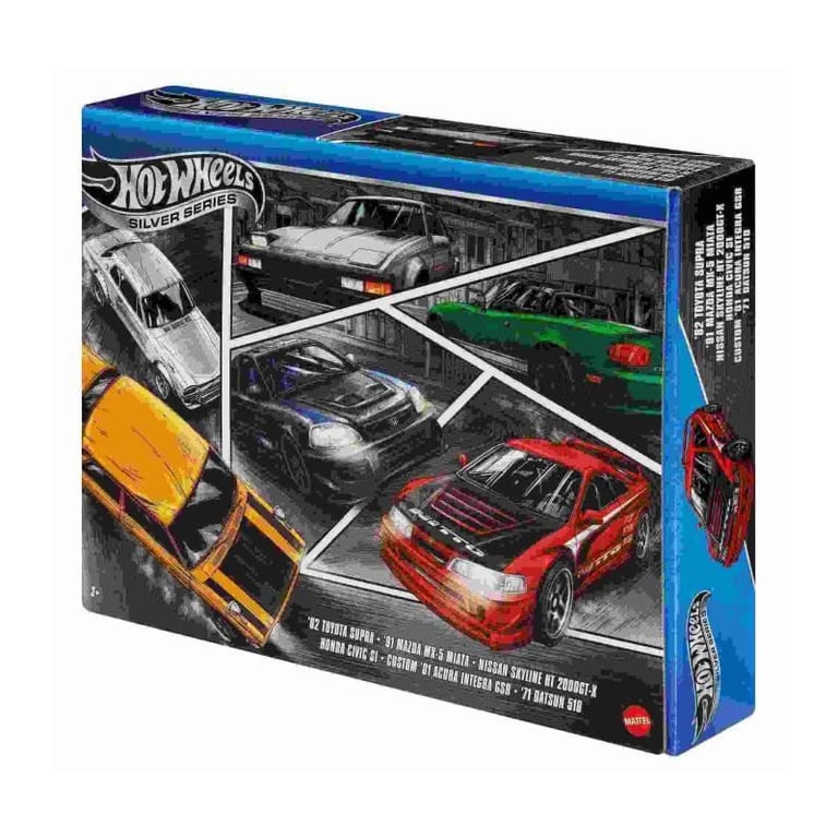 Hot Wheels Coffret Rues du Japon avec 6 véhicules japonais en métal moulé à ’échelle 164 et à la décoration raffinée les styles peuvent varier - vue 5