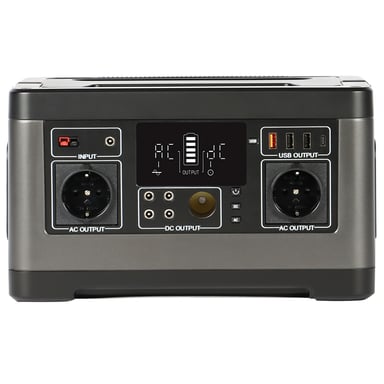 Flashfish P63 Estación de Energía Portátil, Batería de Litio 520Wh/140400mAh Generador Solar, Salida AC 500W, 5 Salidas DC, 4 Salidas USB - Enchufe UE