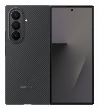 Custodia Galaxy Z Fold 7 in Fibra di Carbonio Originale con Pellicole Schermo antiriflesso
