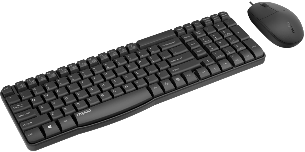 Kit Clavier AZERTY + souris filaires NX 1820 Noir