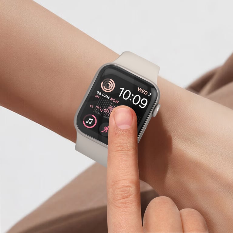 Pack 2x Protections Écran Fines Souples Apple Watch SE 40mm iMak Neuf - vue 2