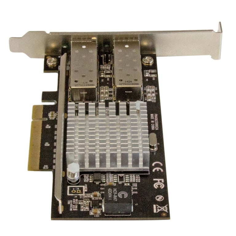 StarTech.com Carte réseau PCI Express à 2 ports fibre optique 10 Gigabit Ethernet avec SFP+ ouvert et chipset Intel Neuf - vue 3