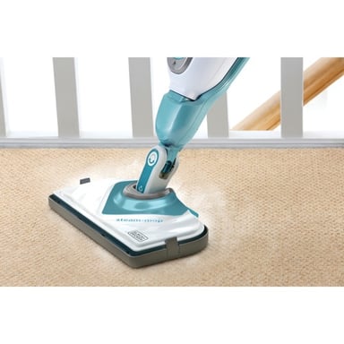 Black & Decker BHSM166DSM nettoyeur vapeur Steam mop 0,5 L 1600 W Couleur aqua, Blanc